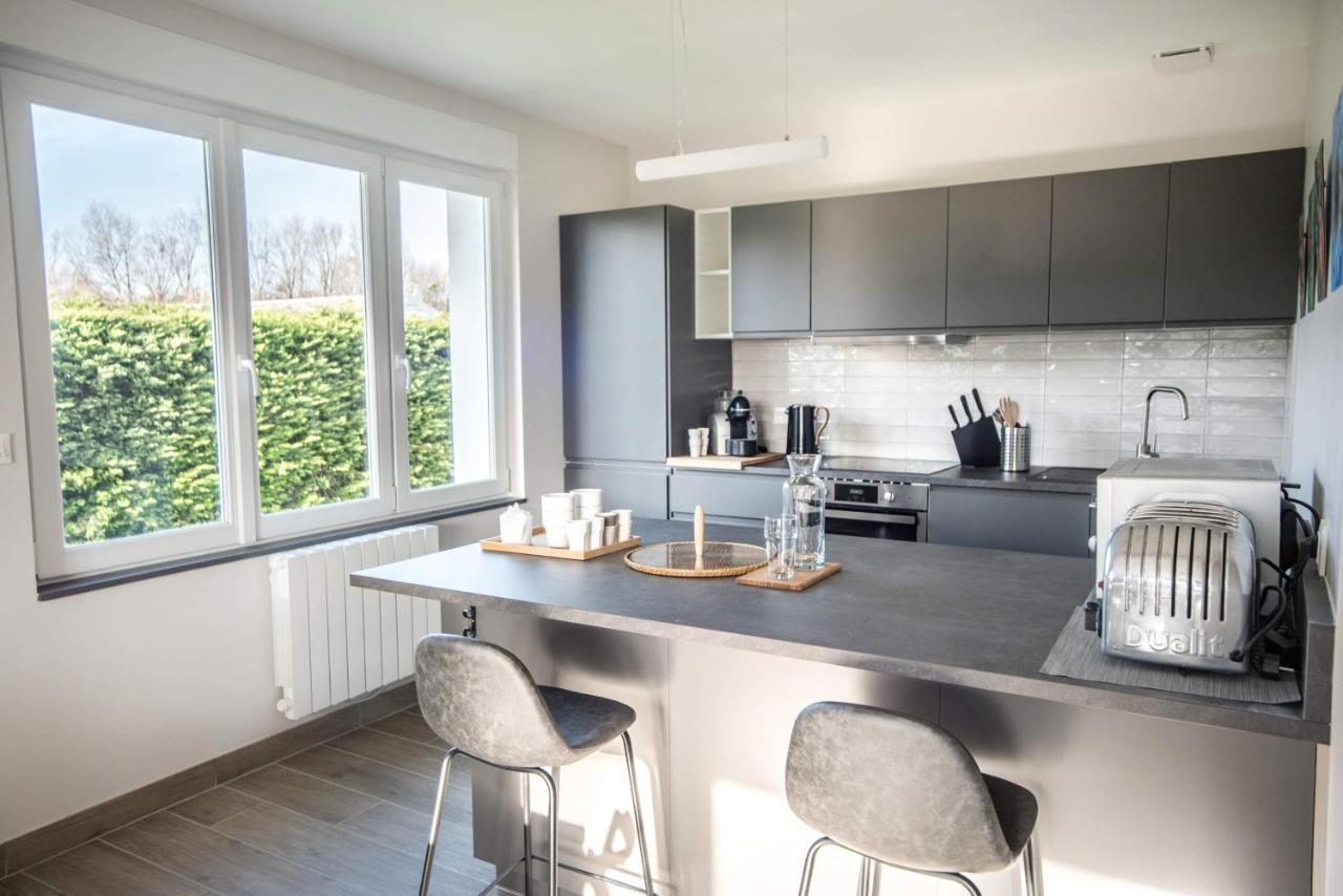 Passepierre villa rénovée à l'orée de la zone naturelle Groffliers Esterno foto